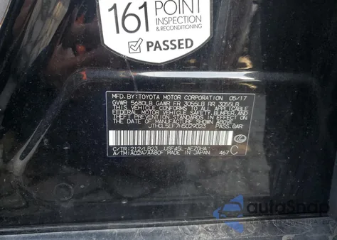 2017 Lexus Ls 460 z USA, uszkodzony, nr VIN JTHCL5EF7H5029023